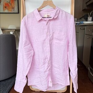 Nordstrom 1901 Linen Shirt - Large